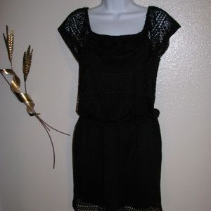 Express Black Lace Dress